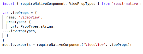 Custom Android Native View In React Native As a Component