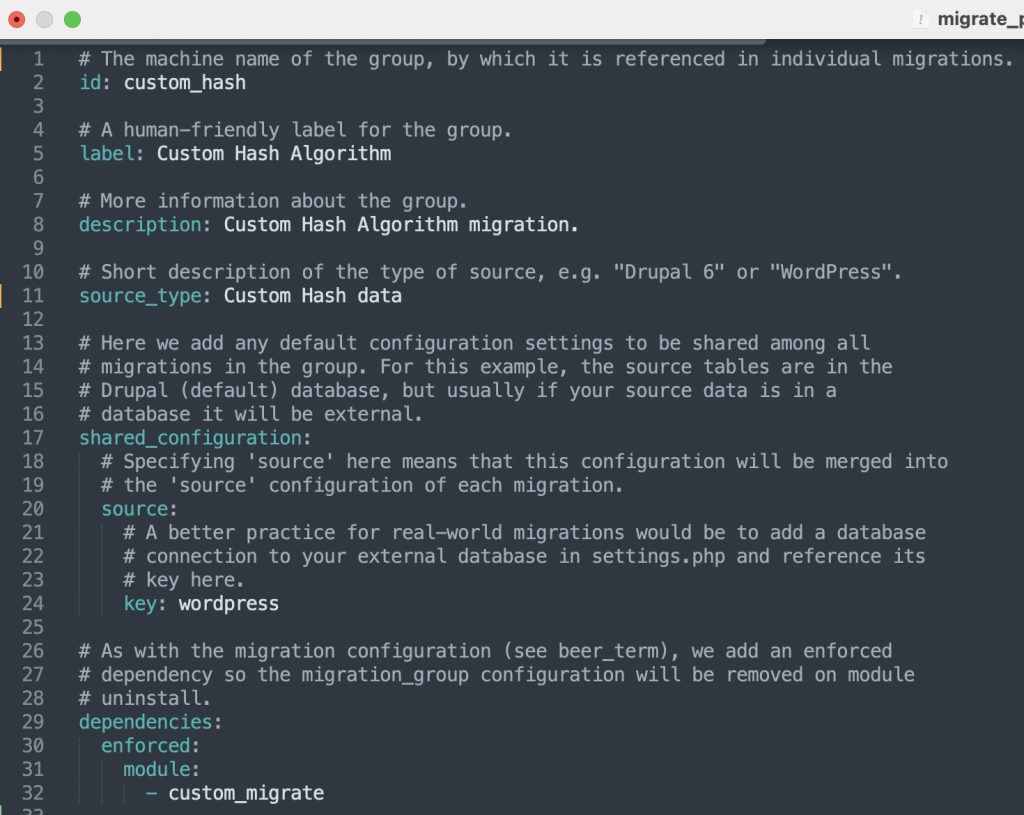 Drupal 9 Custom Hash Algorithm migration.
