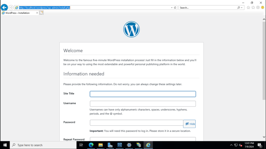 setup-wordpress